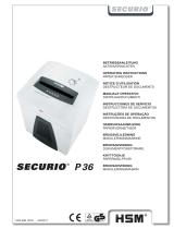 HSM SECURIO P36 1 x 5mm OMDD Instruções de operação