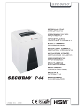 HSM SECURIO P44 OMDD Manual do usuário