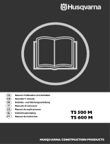 Husqvarna TS 600 M Manual do usuário
