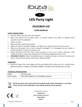 Ibiza Light JDL010B-LED Manual do proprietário