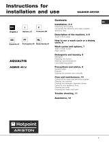 Hotpoint-Ariston aqm9d 49 u eu a Manual do proprietário