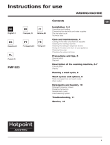 Hotpoint FMF 923K EU Manual do proprietário