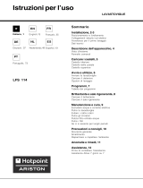 Hotpoint-Ariston LFS 114 BK F HA Manual do proprietário