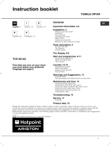 HOTPOINT/ARISTON TCD 851 AX (EU) Guia de usuario