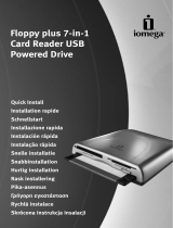 Iomega FLOPPY PLUS 7-IN-1 CARD READER USB POWERED DRIVE Manual do usuário