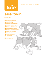Joie Aire Double Pushchair Manual do usuário