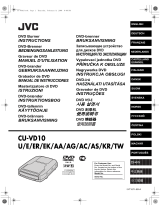 JVC DVD Recorder CU-VD10 Manual do usuário