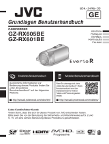 JVC GZ RX601BE Manual do usuário
