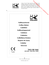 KALORIK TKG CM 1045 RWD Manual do proprietário