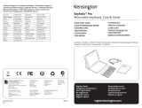 Kensington KeyFolio Pro Removable Keyboard, Case and Stand Manual do usuário