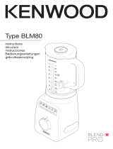 Kenwood BLM800 X Pro Blender Manual do proprietário