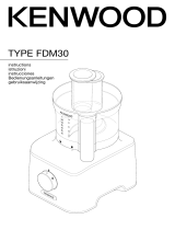 Kenwood FDM307 Multipro Compact Manual do proprietário
