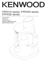 Kenwood FPP220 series Manual do usuário
