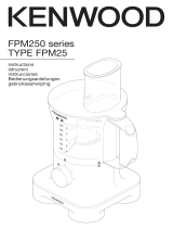 Kenwood FPM250 series Manual do usuário