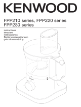 Kenwood FPP230 series Manual do proprietário