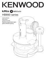 Kenwood kMix triblade HB890 series Manual do proprietário