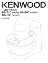 Kenwood KM260 series Manual do proprietário
