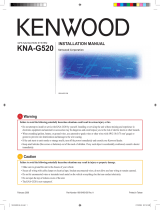 Kenwood KNA-G520 Manual do usuário