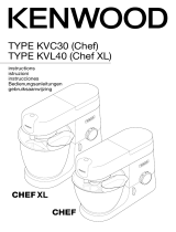Kenwood KVL4120S CHEF XL Manual do proprietário