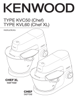 Kenwood KVL60 Chef XL Manual do proprietário