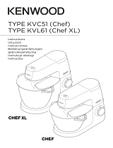 Kenwood CHEF XL KVL4110W Manual do proprietário