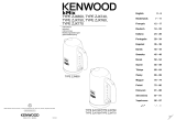 Kenwood ZJX740BK Manual do proprietário