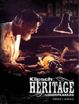 Klipsch Heritage Forte III Special Edition Matte Black Manual do proprietário