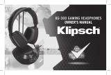 Klipsch Headphones KG-300 Manual do usuário