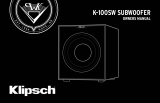 Klipsch K-100SW Manual do proprietário