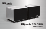 Klipsch Stadium<sup>®</sup> Home Music System 110V CERTIFIED FACTORY REFURBISHED Manual do proprietário