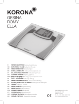 Korona Körperwaage Ella Manual do proprietário