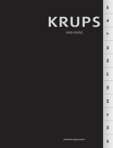 Krups GVS241 Manual do usuário