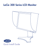 LaCie 319 LCD Monitor with Blue Eye Colorimeter Manual do usuário