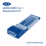 LaCie eSATA/USB Card Guia de instalação