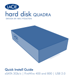 LaCie Hard Disk Quadra Manual do usuário