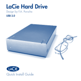 LaCie Mobile Hard Drive Design by F.A. Porsche Manual do proprietário