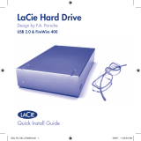 LaCie Hard Drive, Design by F.A. Porsche FireWire 400 Manual do usuário