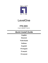 LevelOne FPS-3003 Manual do usuário