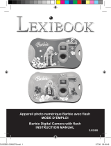 Lexibook BARBIE DIGITAL CAMERA WITH FLASH Manual do proprietário