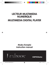 Lexibook DMP103 Series Manual do usuário