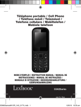 Lexibook GSM 20 Series Instruções de operação