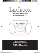 Lexibook RCD102 Série Manual do usuário