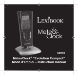 Lexibook MeteoClock Evolution Compact Manual do usuário