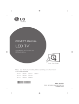 LG 32LB652V Manual do usuário