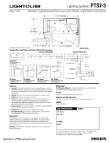 Lightolier PTS7-3 Manual do usuário