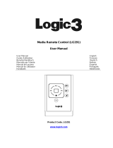 Logic3 Media Remote Control LG291 Manual do usuário