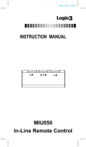 Logic3 MIU050 Manual do usuário