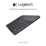 Logitech Ultrathin Keyboard Cover for iPad Air Guia de instalação