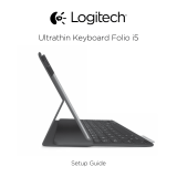 Logitech Ultrathin Keyboard Folio for iPad Air Guia de instalação
