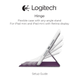 Logitech Hinge Flexible case for iPad mini Guia de instalação